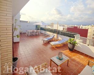 Terrace of Attic for sale in Almazora / Almassora  with Air Conditioner, Heating and Parquet flooring