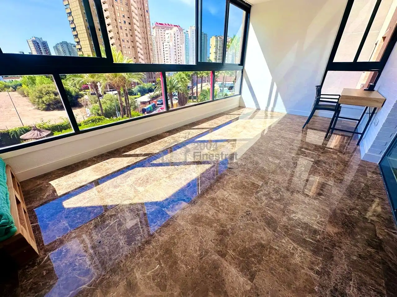Terrace of Flat for rent in Benidorm  with Terrace, Furnished and Community pool