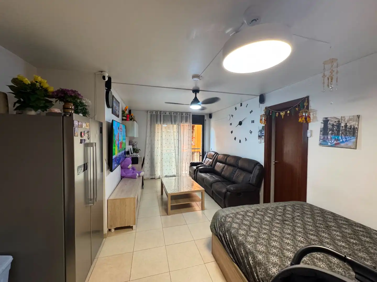Sala de estar de Piso en venta en Olot con Calefacción, Trastero y Balcón