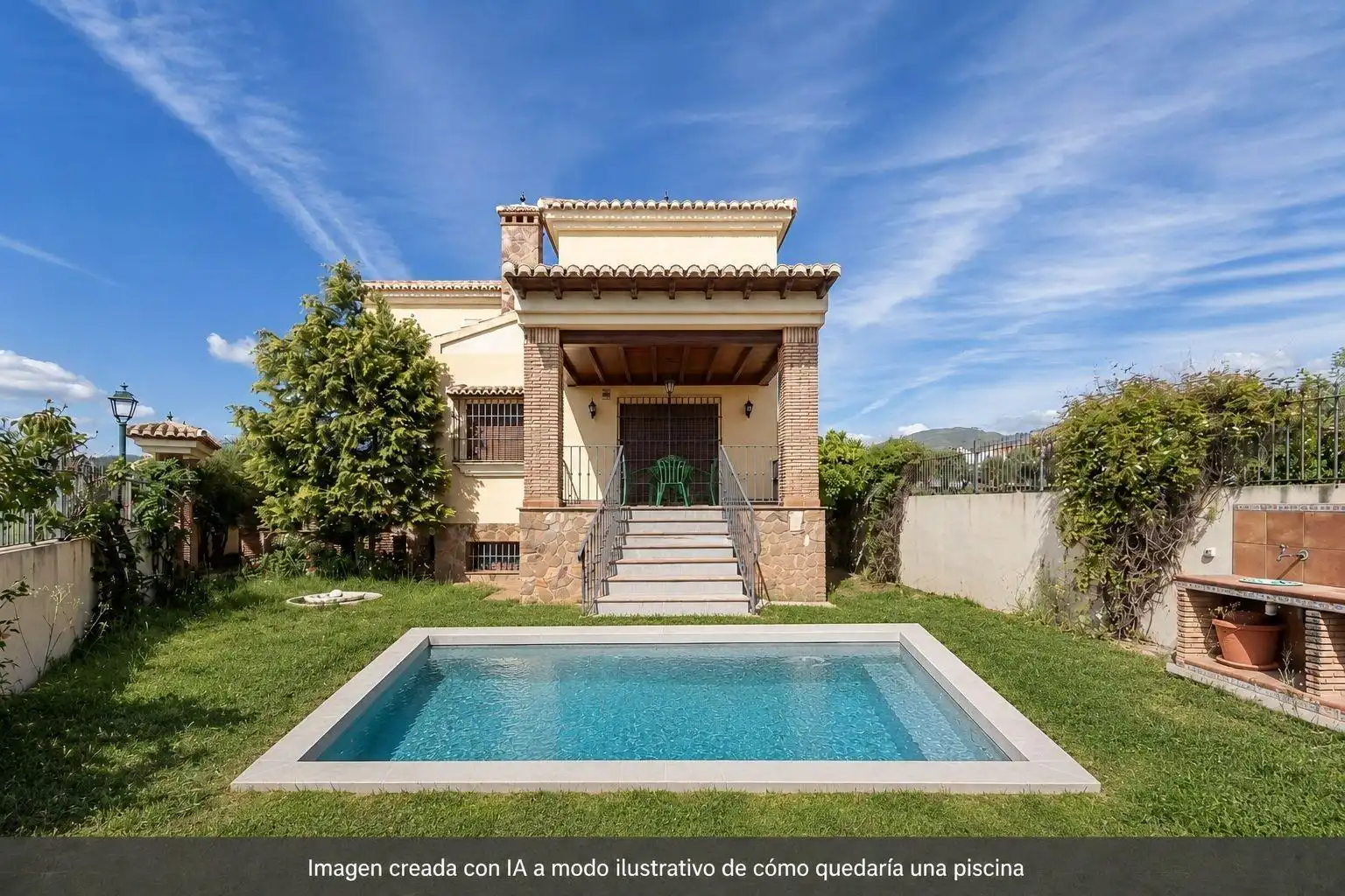 Vista exterior de Casa o chalet en venta en Cájar con Calefacción, Jardín privado y Terraza
