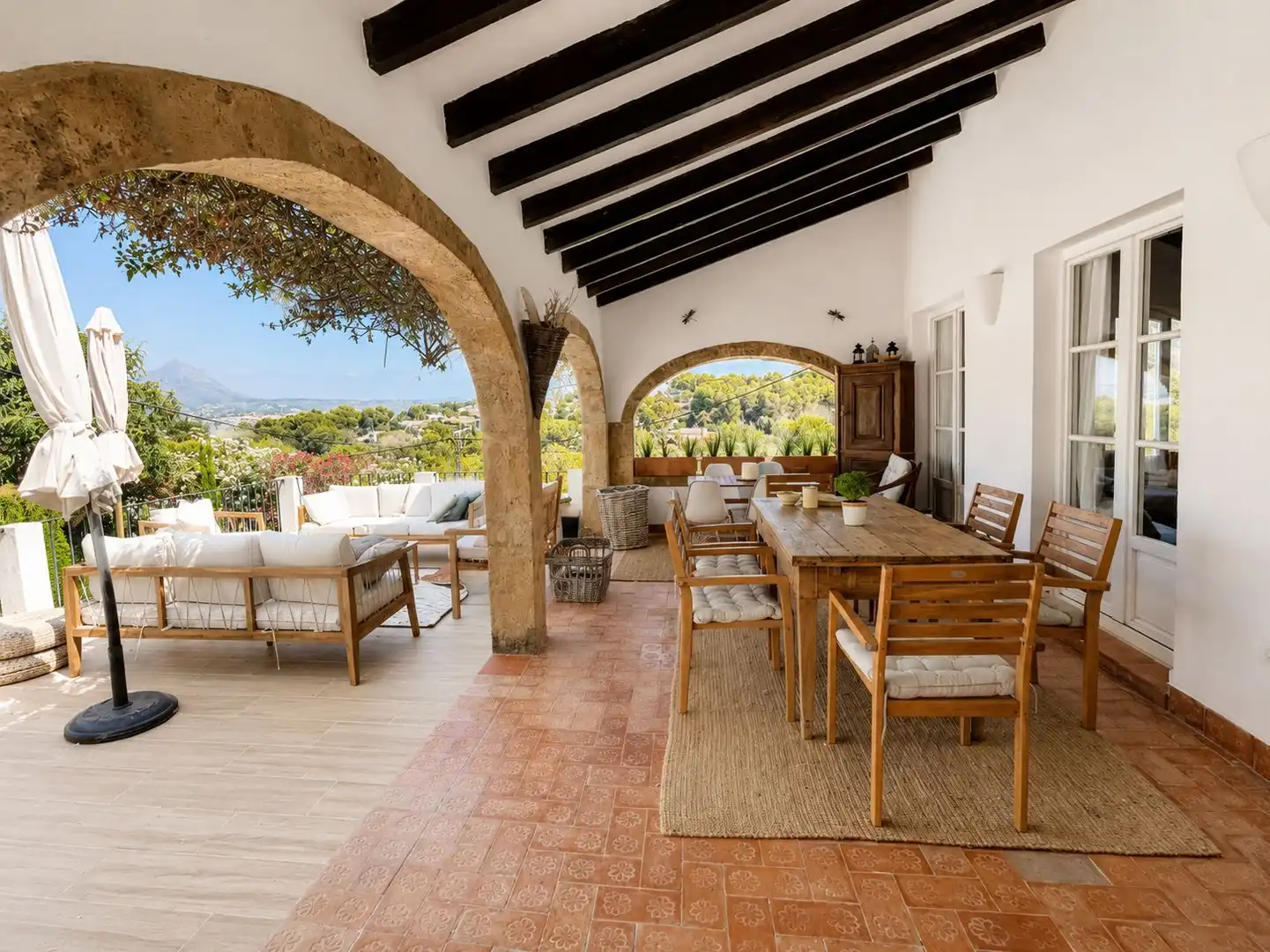Terraza de Casa o chalet de alquiler en Jávea / Xàbia con Calefacción, Jardín privado y Terraza