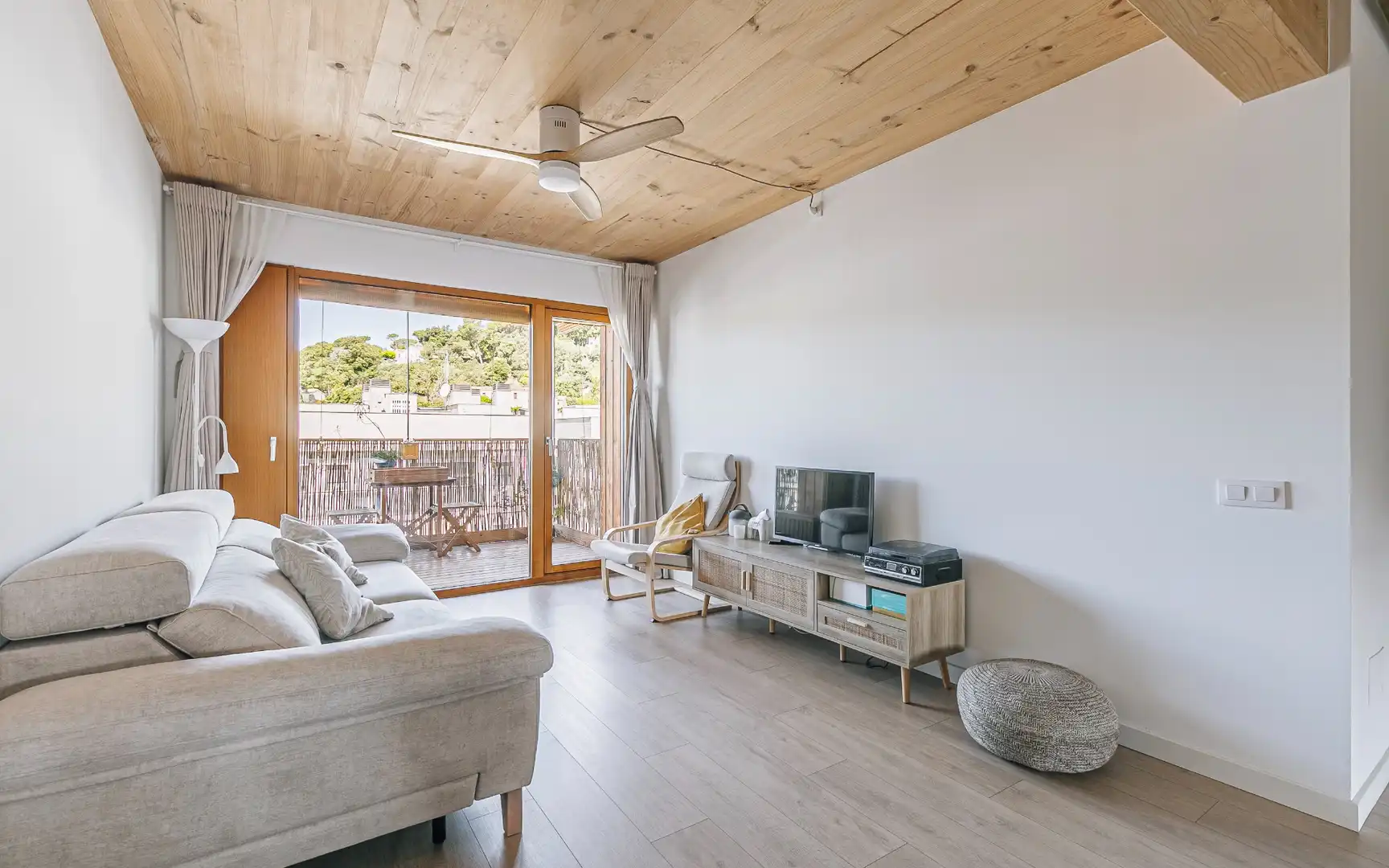 Sala de estar de Piso en venta en Dosrius con Calefacción, Jardín privado y Terraza