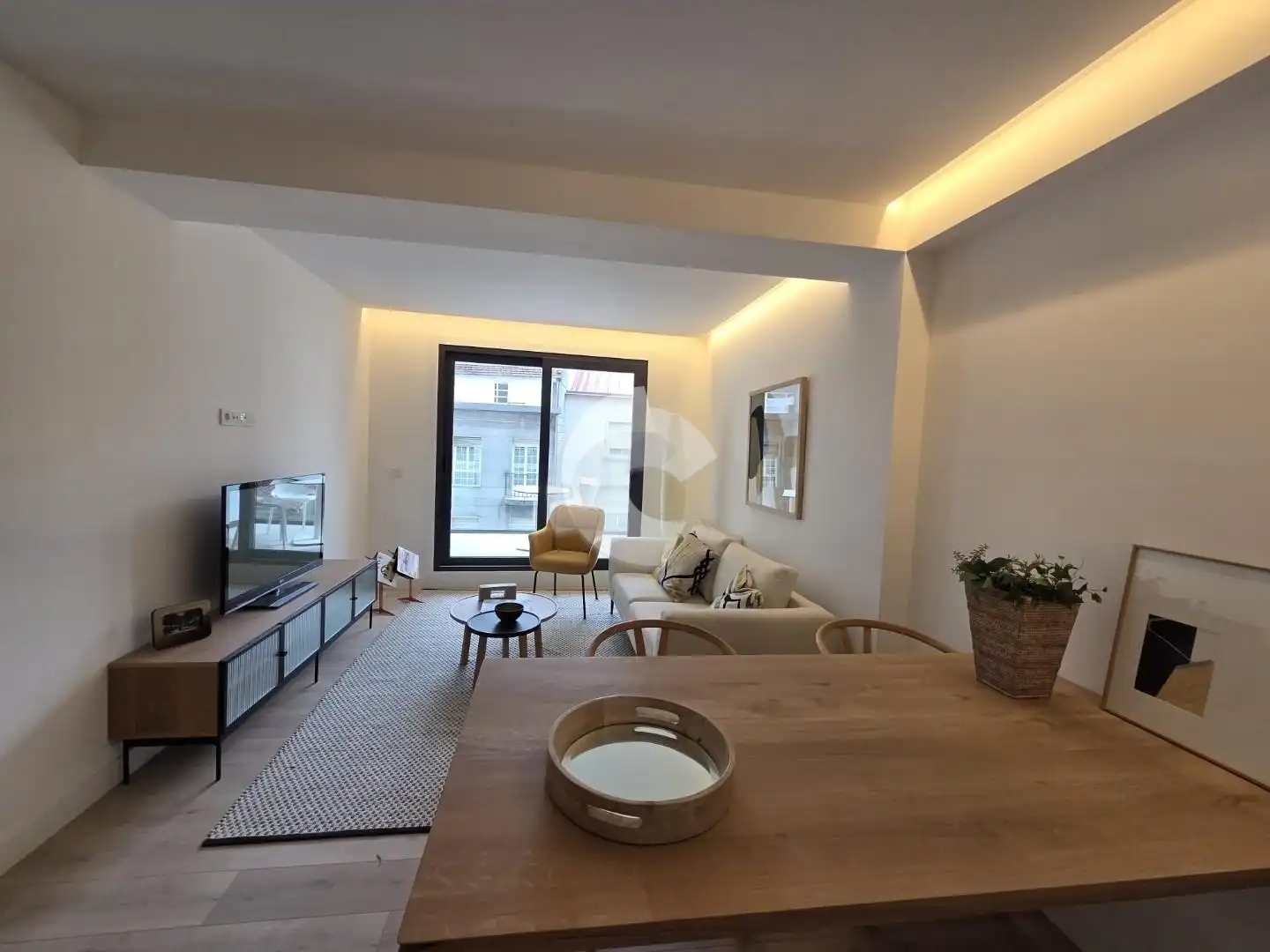 Living room of Flat for sale in Vigo   with Heating and Storage room