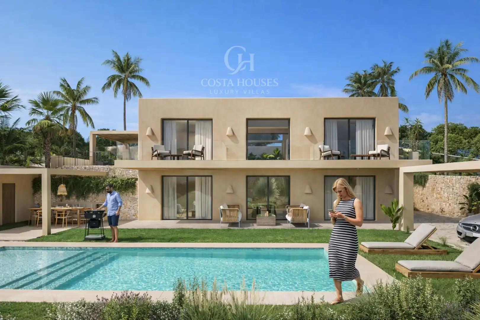 Exterior view of Houses for sale in Jávea / Xàbia  with Air Conditioner, Private garden and Terrace