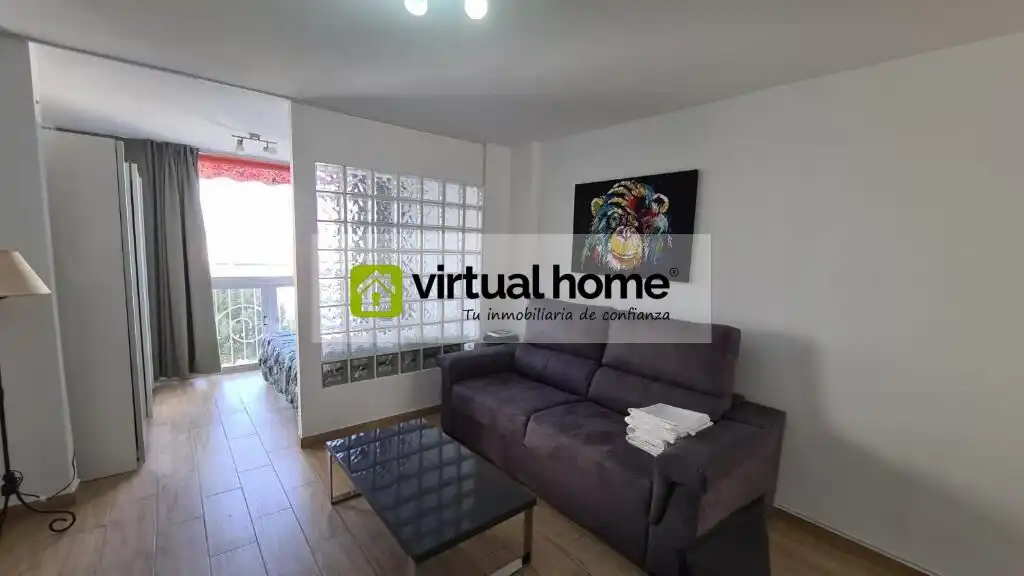 Wohnzimmer von Wohnung zum Verkauf in Benidorm mit Klimaanlage und Gemeinschaftspool