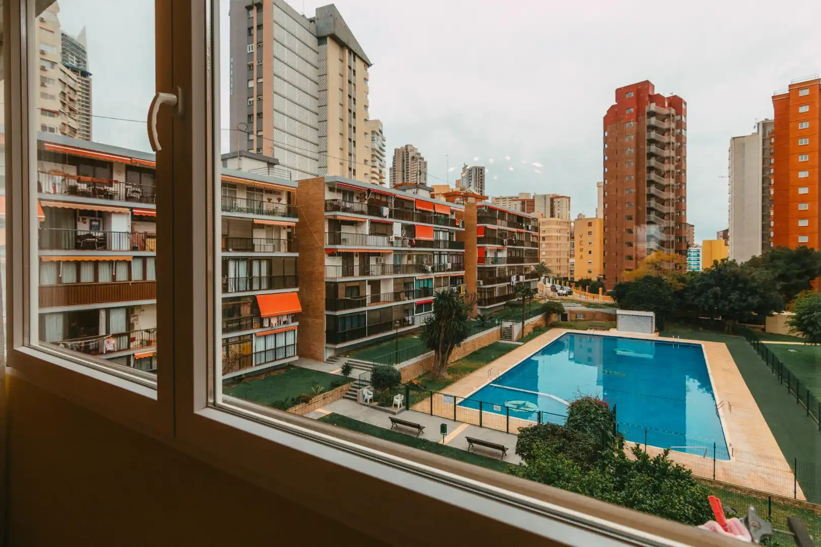 Swimming pool of Duplexes for sale in Benidorm  with Air Conditioner, Private garden and Terrace