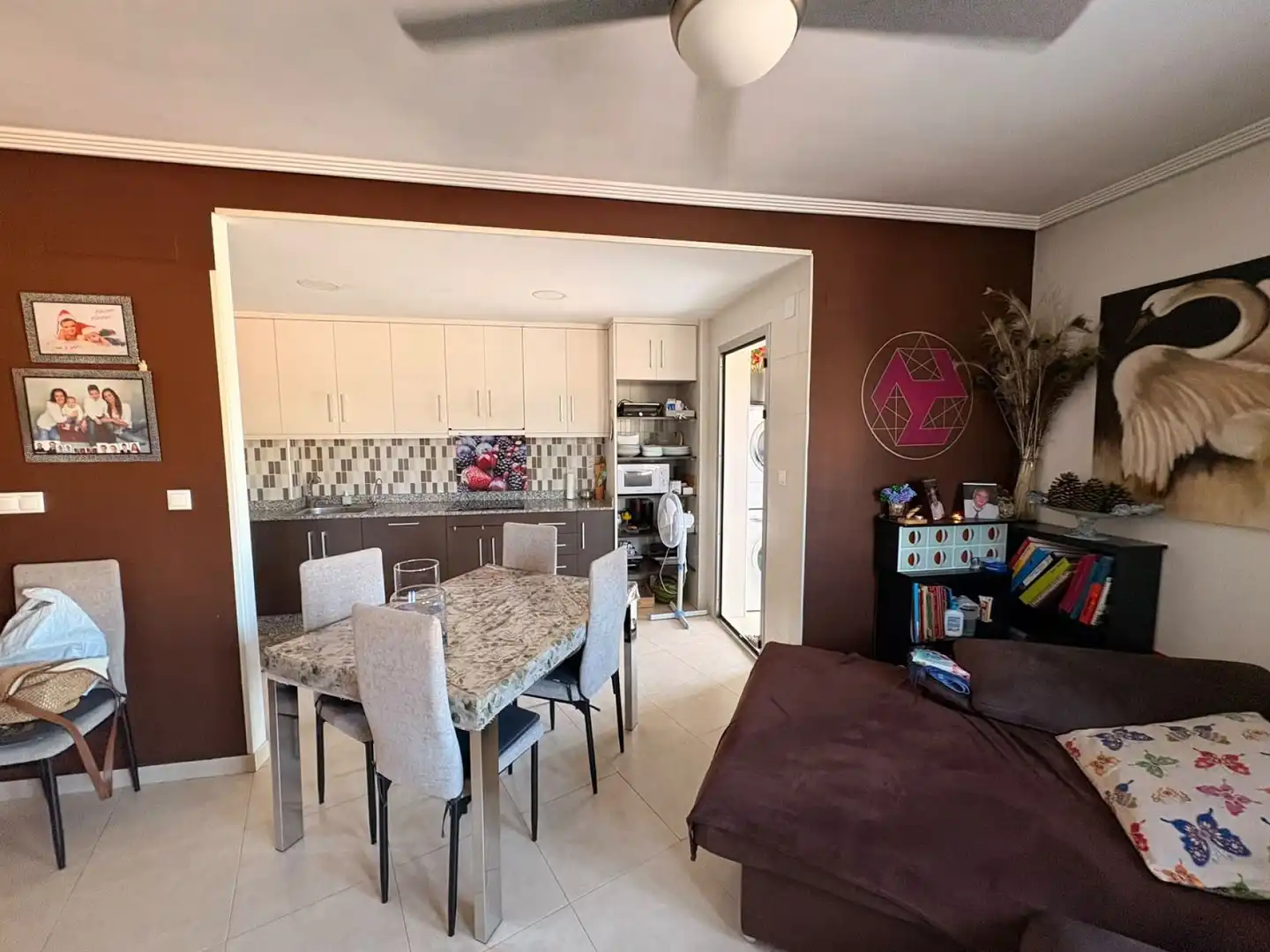 Cocina de Apartamento en venta en Sax con Terraza