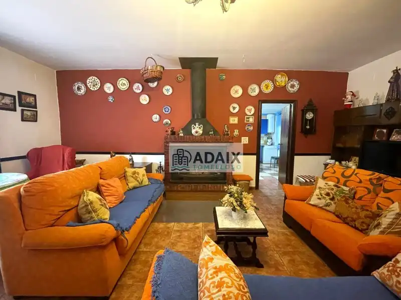 Sala de estar de Finca rústica en venta en Argamasilla de Alba con Aire acondicionado y Piscina