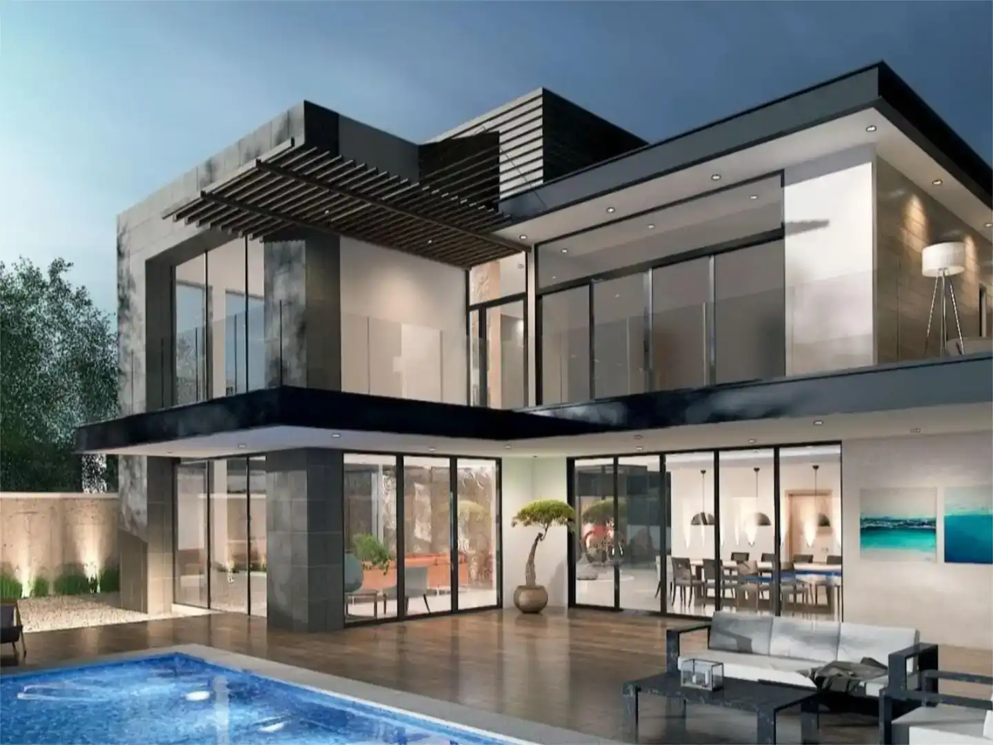 Exterior view of Houses for sale in Marbella  with Air Conditioner, Swimming Pool and Balcony