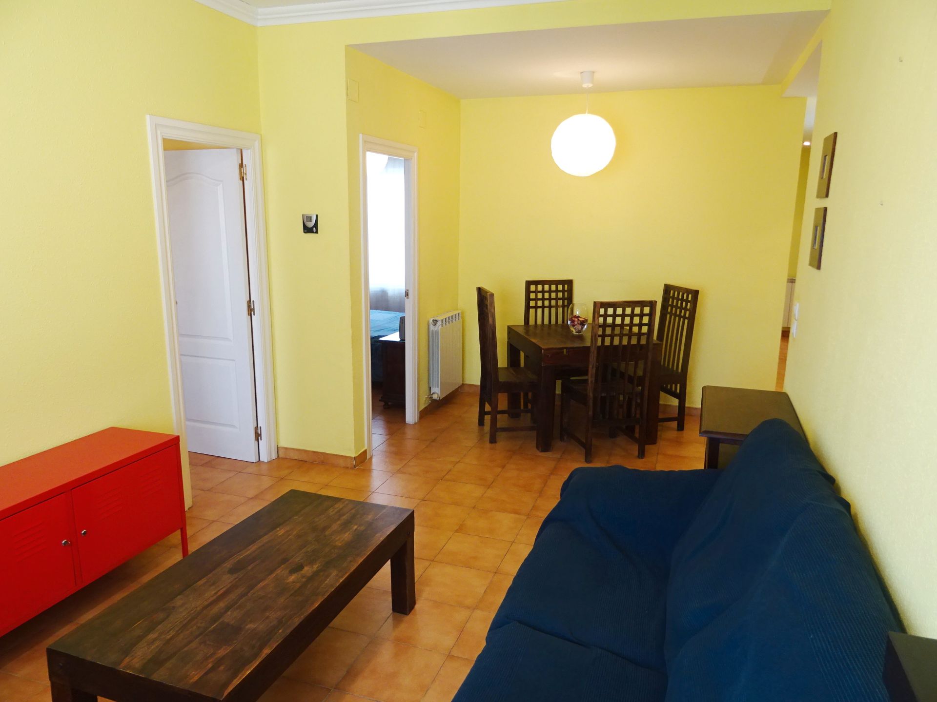Wohnzimmer von Wohnung miete in  Zaragoza Capital mit Heizung, Möbliert und Ofen