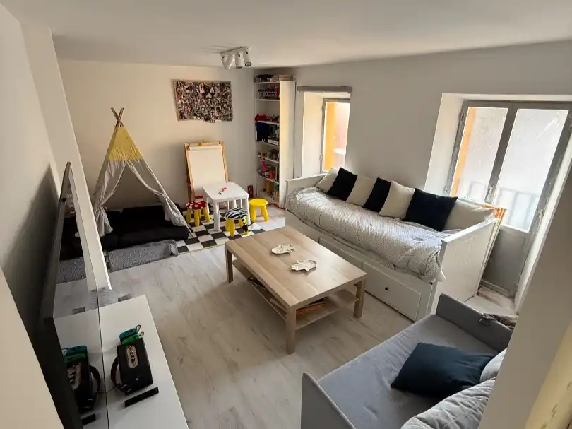 Sala de estar de Casa o chalet en venta en Nombela, Toledo