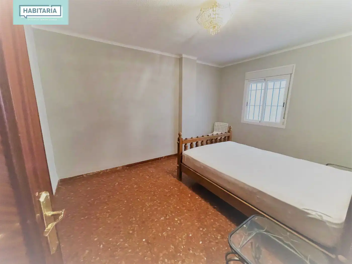 Schlafzimmer von Wohnung zur Miete in Málaga mit Klimaanlage, Terrasse und Möbliert