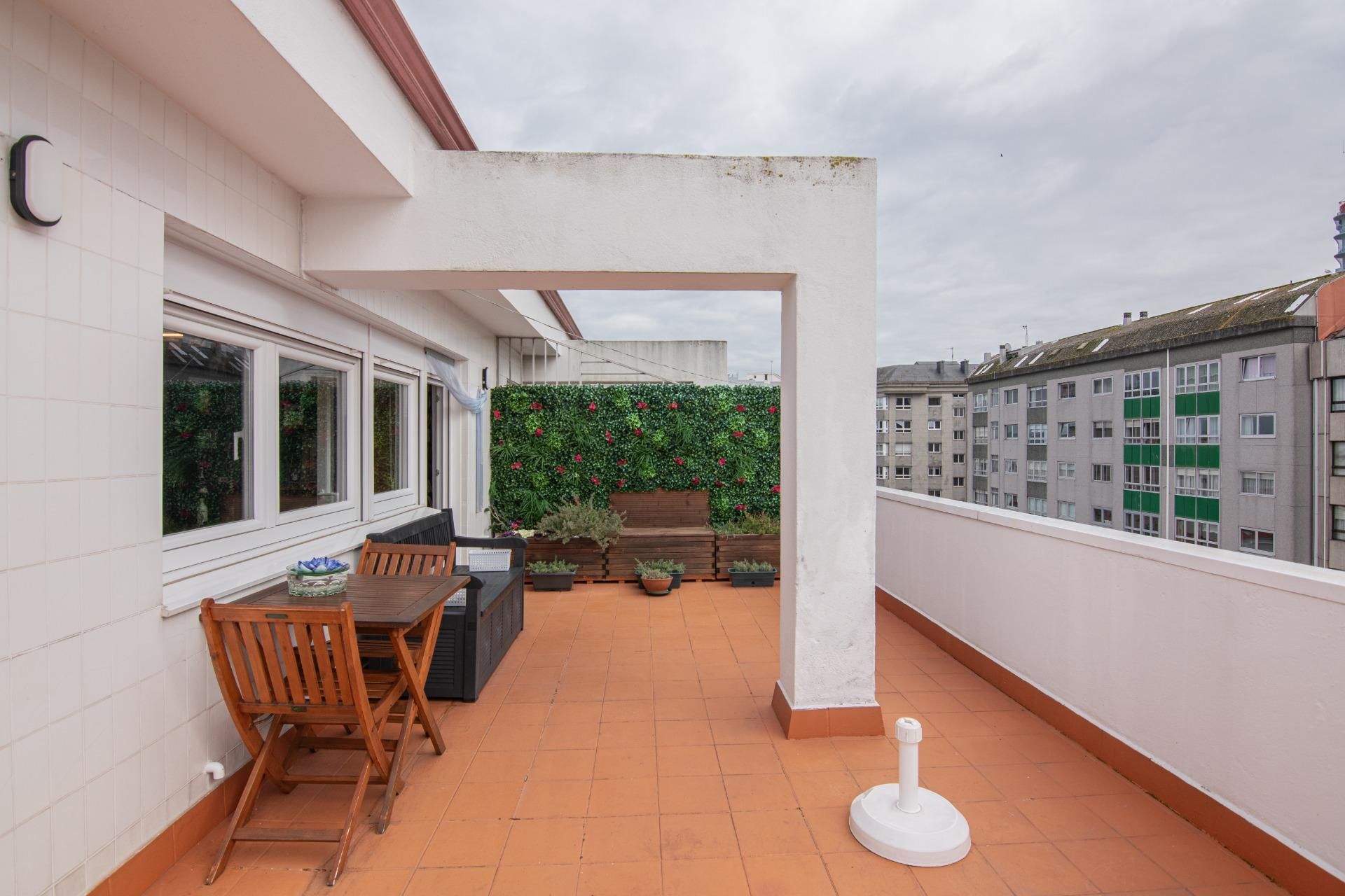 Terrace of Attic for sale in A Coruña Capital   with Heating, Terrace and Storage room