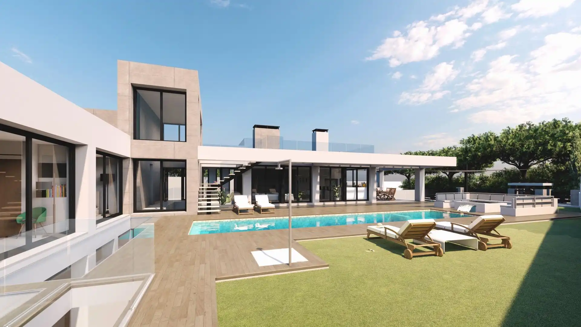 Detached house with pool for sale in El Faro de Calaburra - Chaparral, imagen 33
