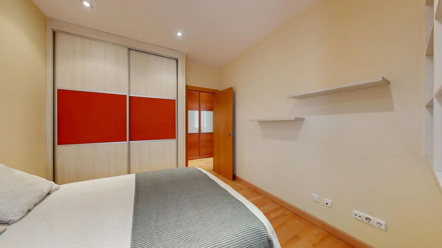 Schlafzimmer von Wohnung zum Verkauf in Tafalla mit Heizung, Möbliert und Balkon