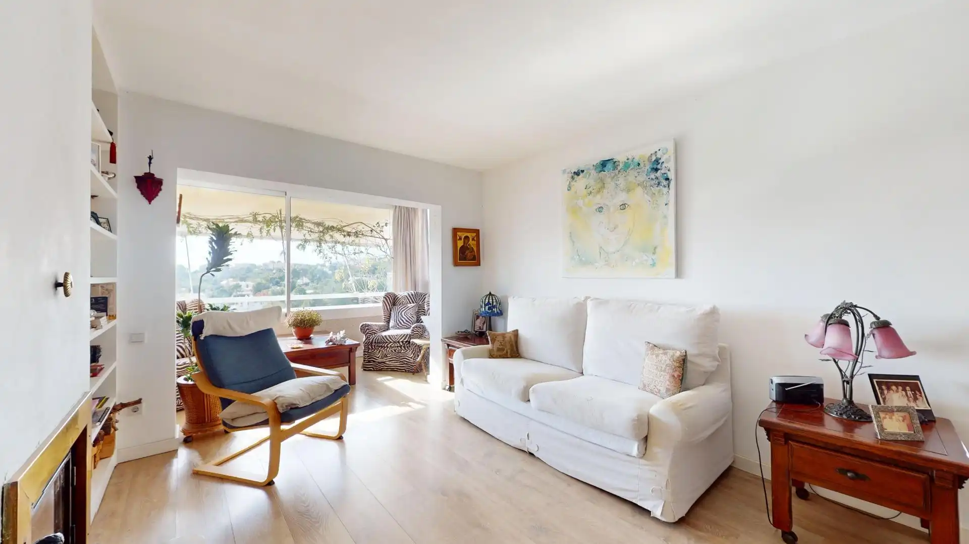 Sala de estar de Piso en venta en Calvià con Parquet, Terraza y Trastero
