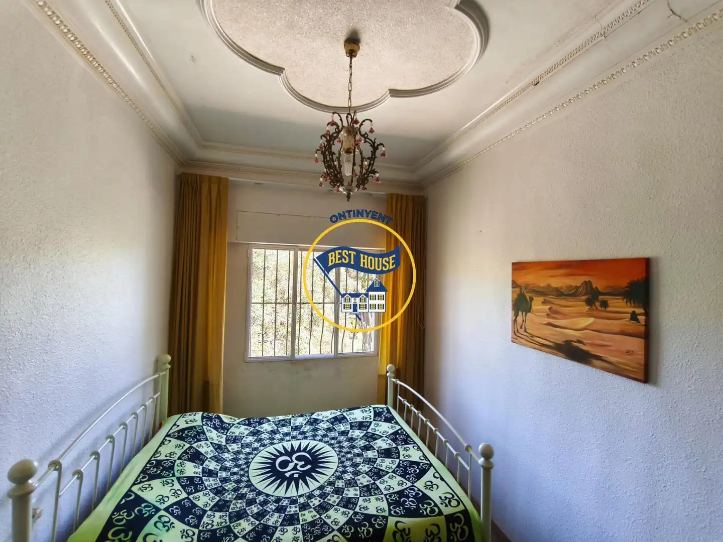 Habitación de Finca rústica en venta en Alfafara con Aire acondicionado, Jardín privado y Terraza
