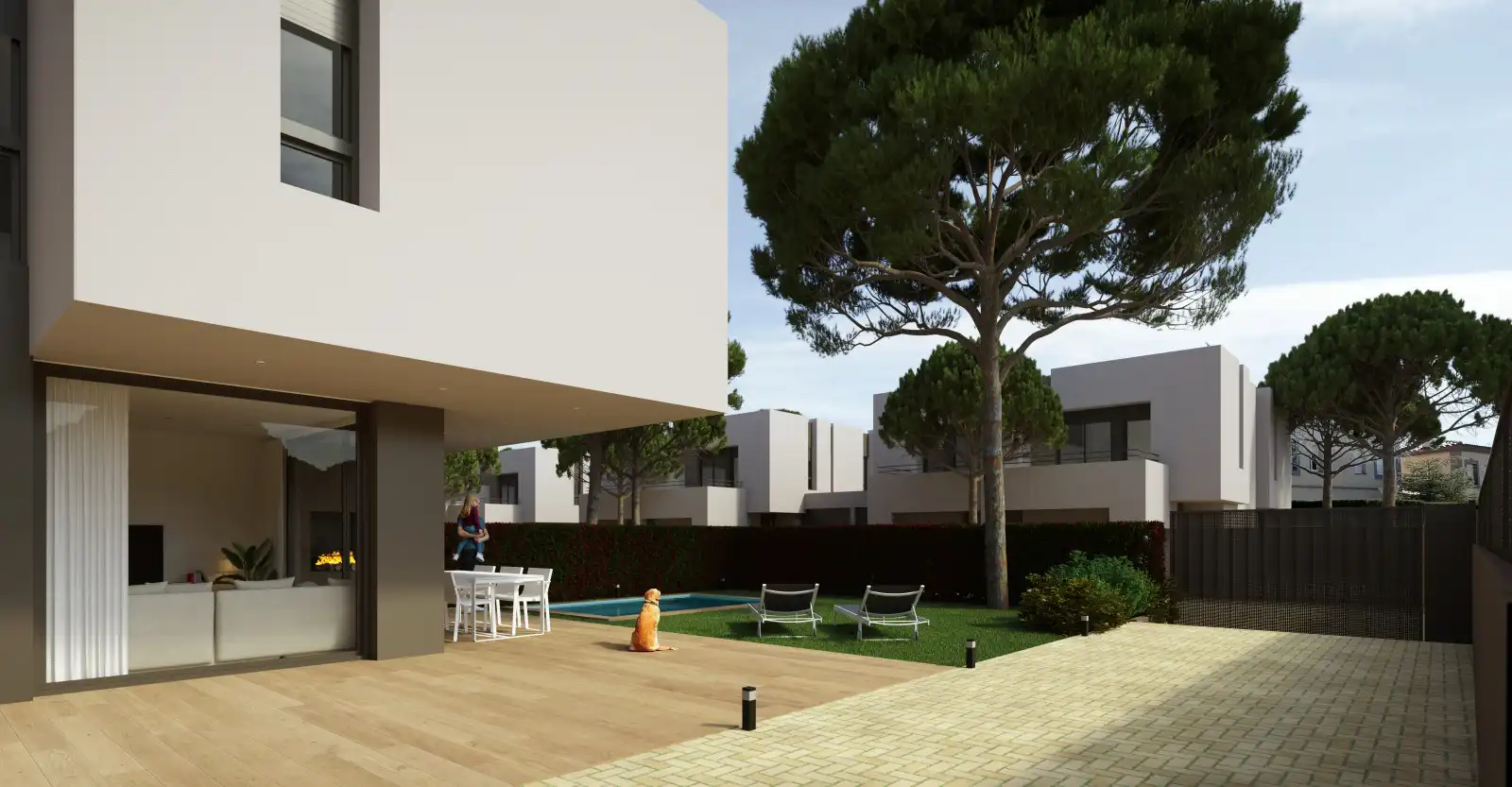 Jardín de Casa o chalet en venta en Mont-roig del Camp con Aire acondicionado, Calefacción y Jardín privado