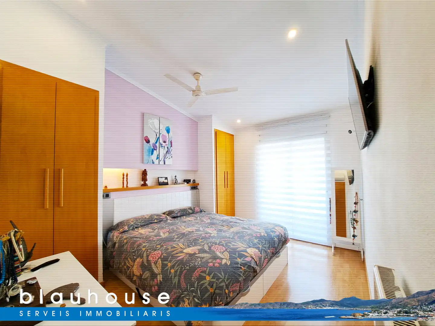 Habitación de Casa adosada en venta en Llançà con Aire acondicionado, Calefacción y Parquet