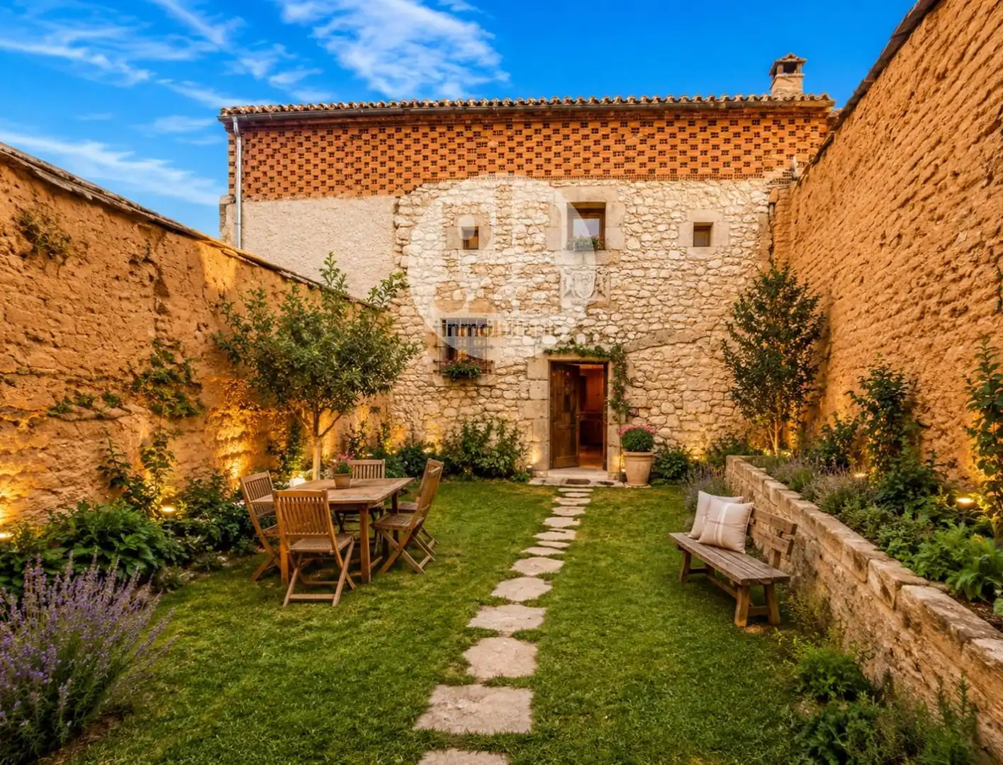 Terraza de Casa o chalet en venta en Arcos con Jardín privado