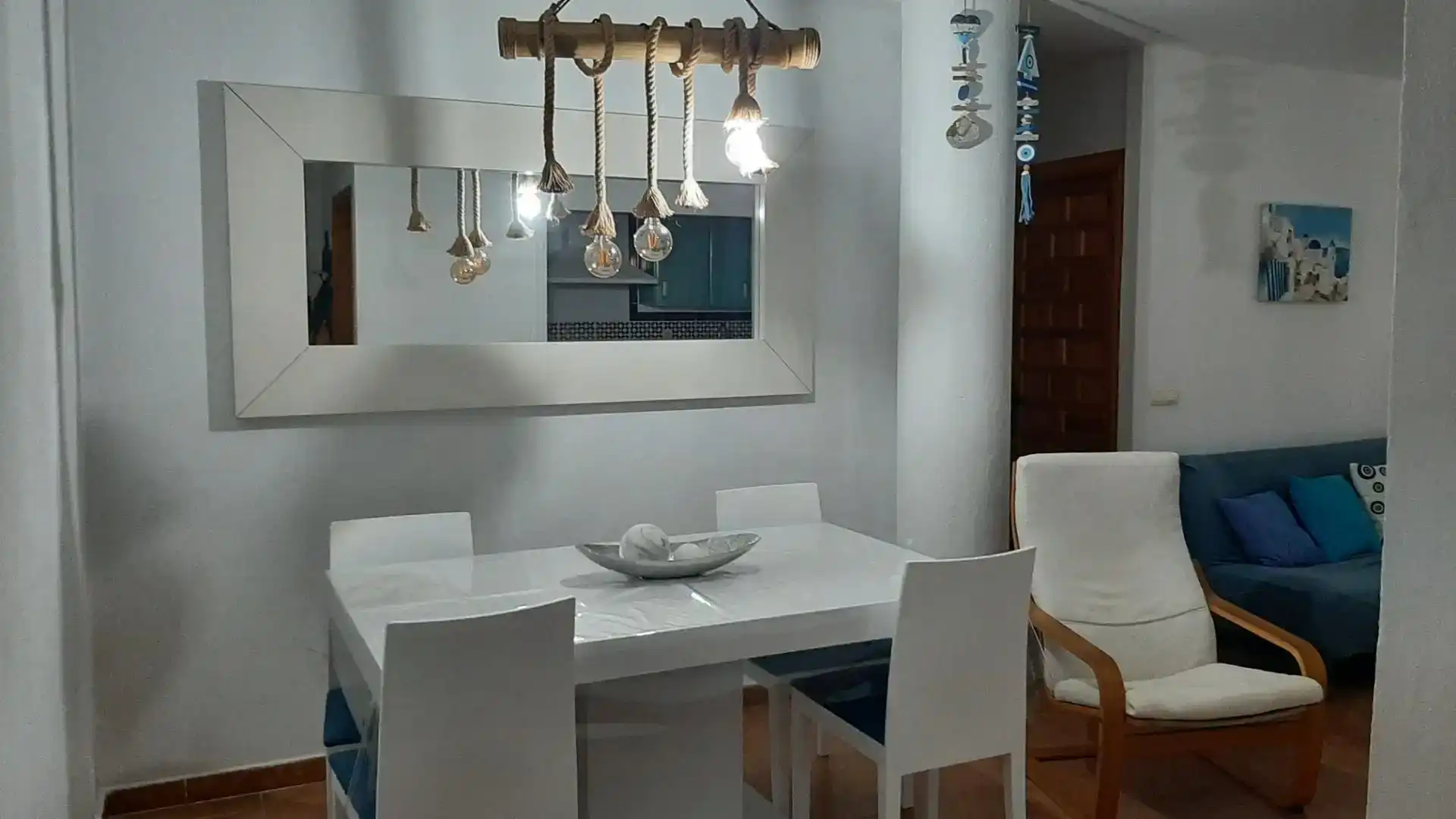 Menjador de Apartament de lloguer en Atlanterra