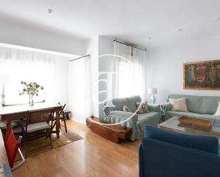 Living room of Attic to rent in  Madrid Capital  with Air Conditioner, Heating and Terrace