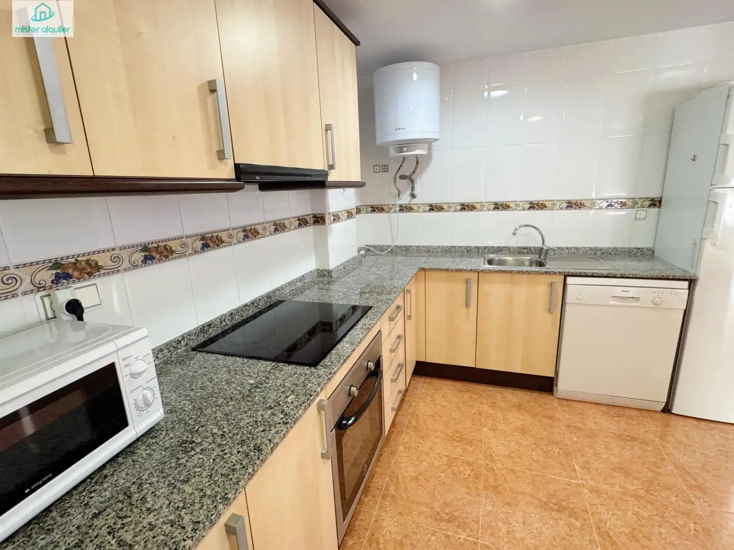 Kitchen of Apartments for rent in El Campello  with Air Conditioner, Heating and Private garden