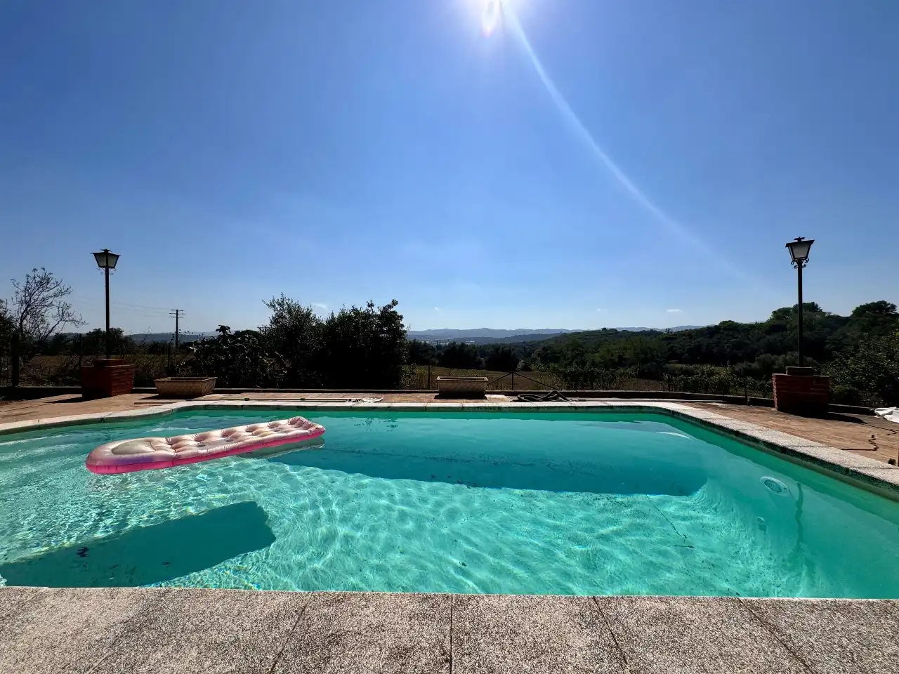 Piscina de Finca rústica en venda en Cruïlles, Monells I Sant Sadurní de L'Heura amb Aire condicionat, Calefacció i Jardí privat