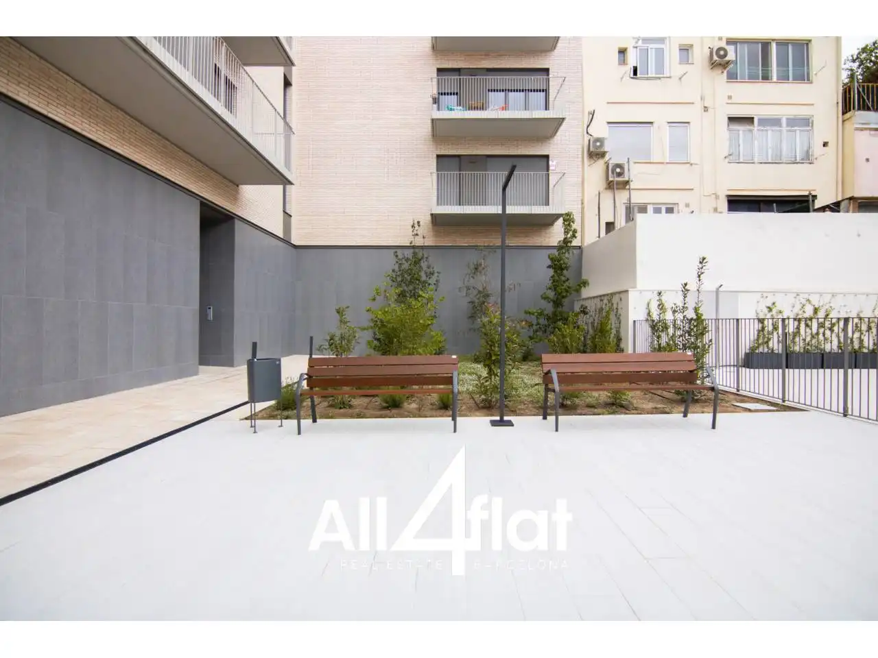 Terrasse von Wohnung zur Miete in Barcelona mit Klimaanlage, Heizung und Parkett