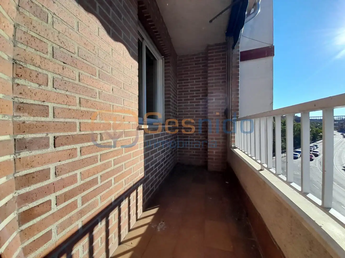 Balcony of Flat for sale in Segovia  with Heating, Parquet flooring and Terrace