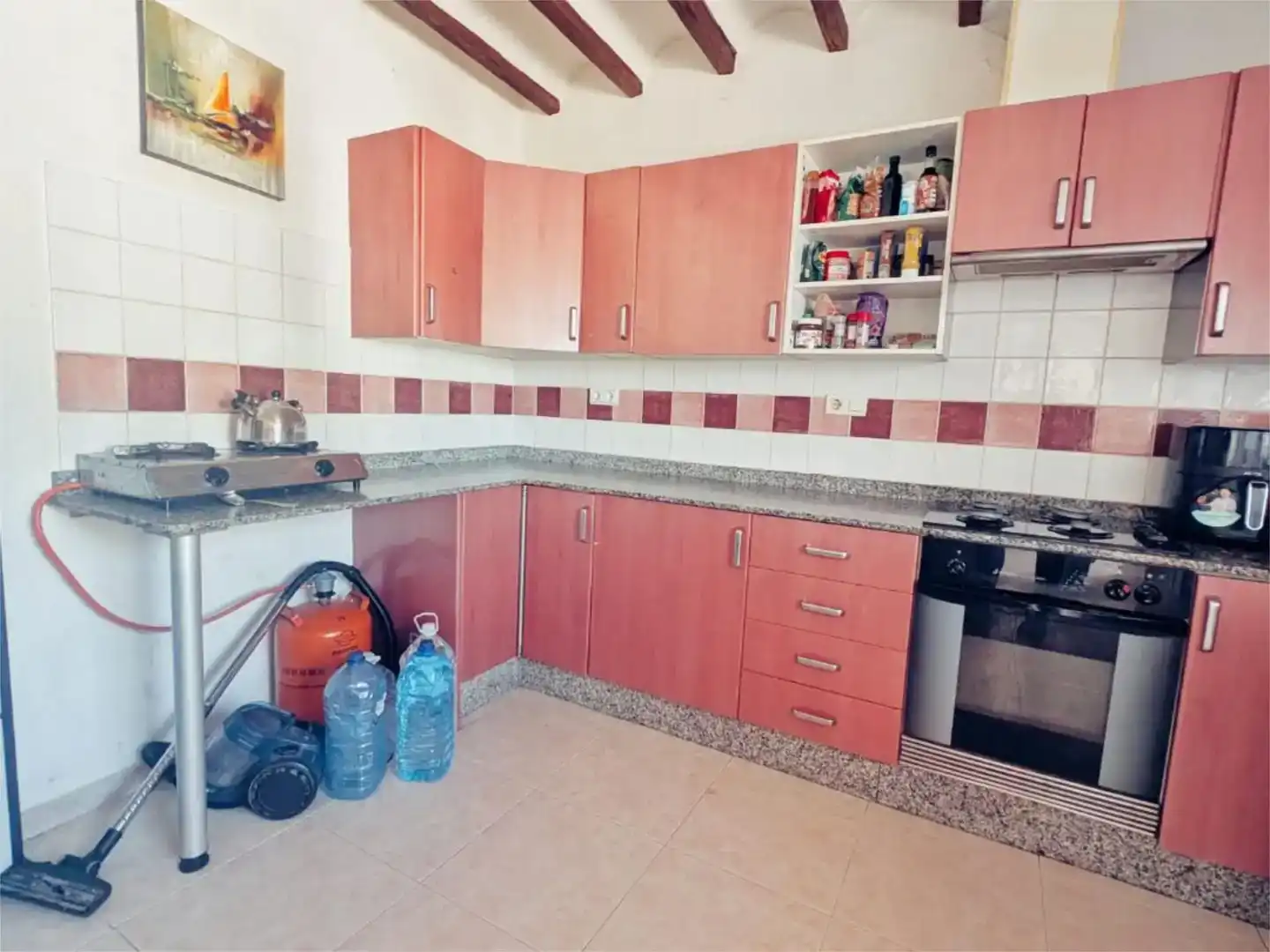 Cocina de Piso en venta en Monóvar  / Monòver con Jardín privado y Trastero