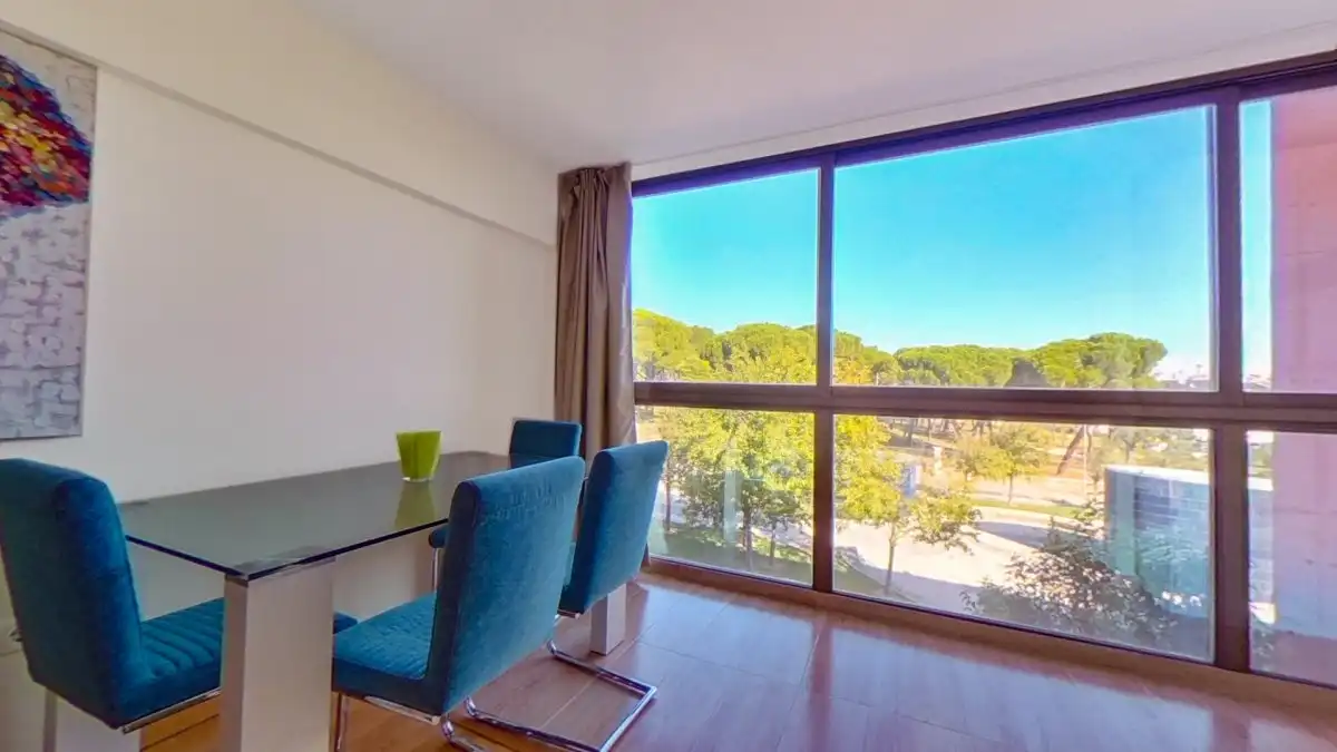 Dining room of Flat for rent in Madrid  with Air Conditioner, Heating and Parquet flooring