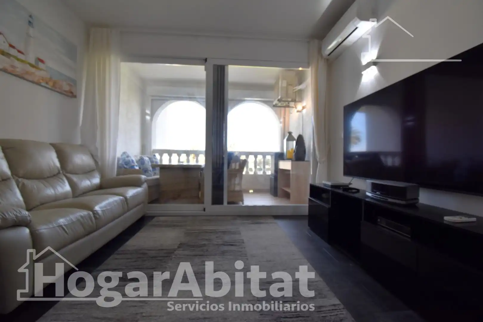 Sala de estar de Ático en venta en Dénia con Aire acondicionado, Calefacción y Jardín privado