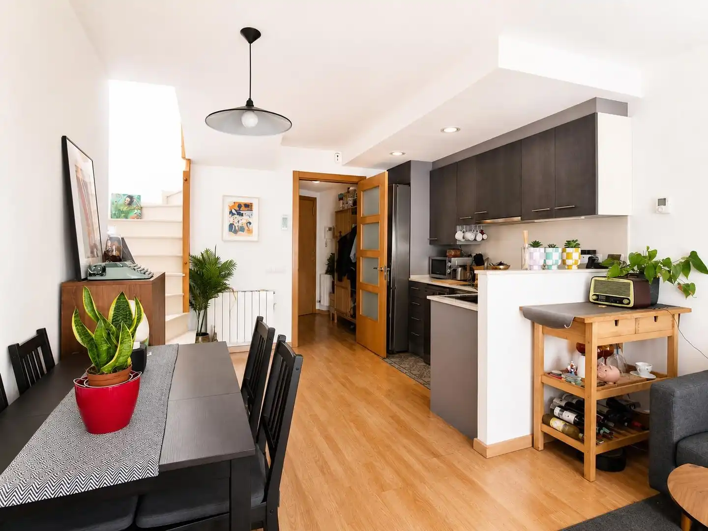 Küche von Maisonette zum Verkauf in Rubí mit Heizung, Parkett und Terrasse