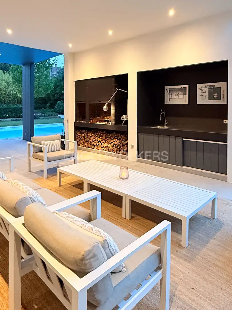 Terraza de Casa o chalet en venta en Boadilla del Monte con Aire acondicionado, Calefacción y Jardín privado