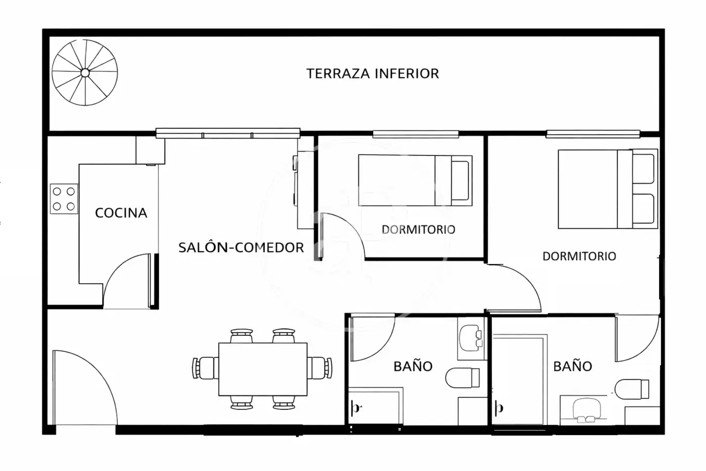 Ático en venta en Canet d'En Berenguer con Aire acondicionado, Calefacción y Terraza