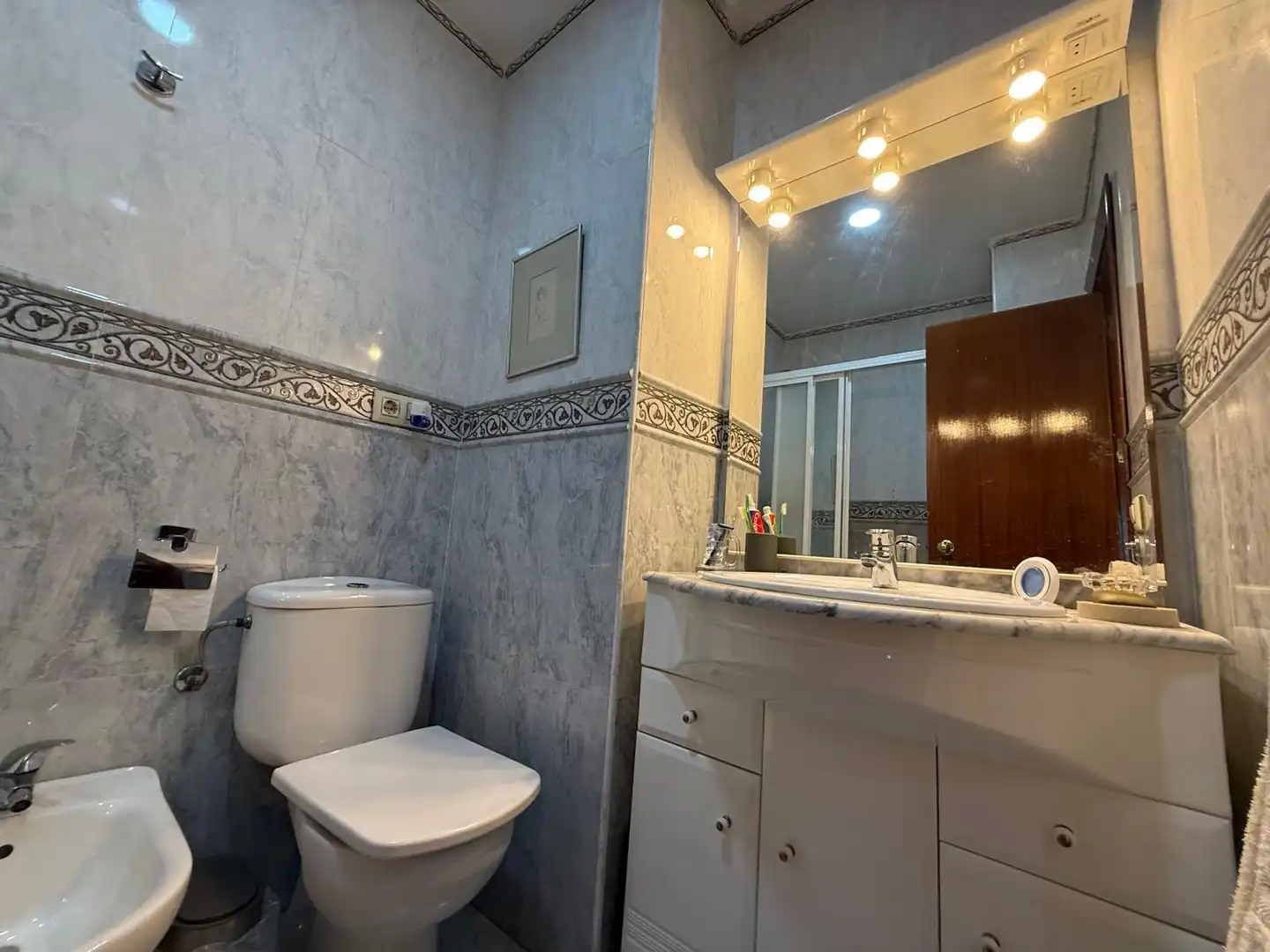 Badezimmer von Wohnung zum Verkauf in Jerez de la Frontera mit Klimaanlage und Terrasse