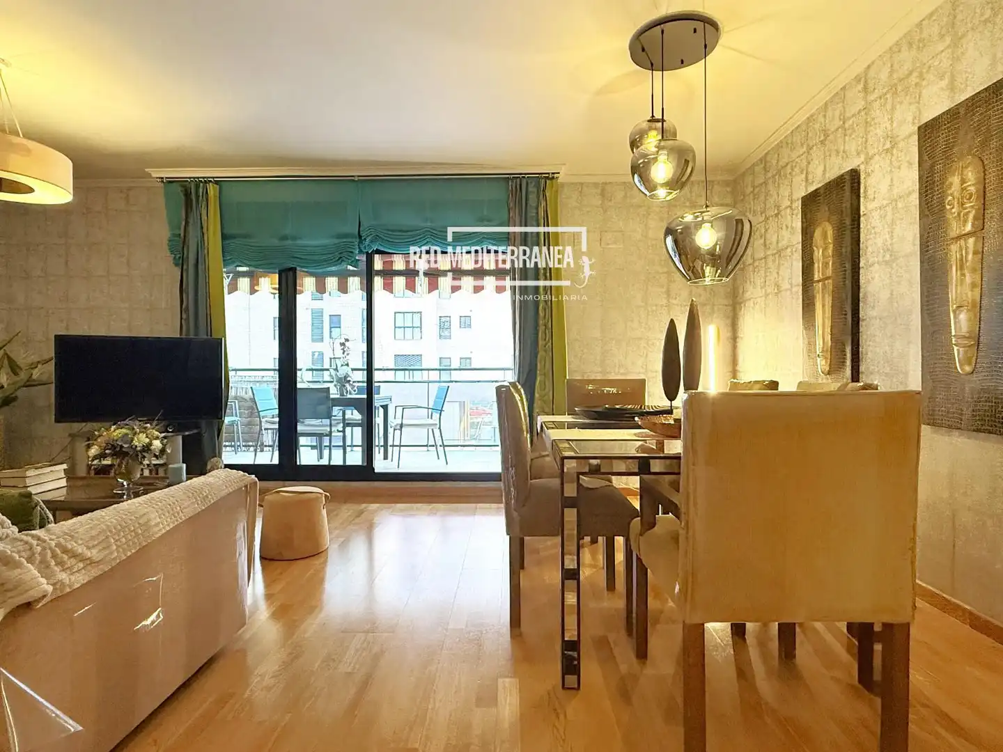 Exterior view of Flat for sale in Gandia  with Air Conditioner, Heating and Parquet flooring