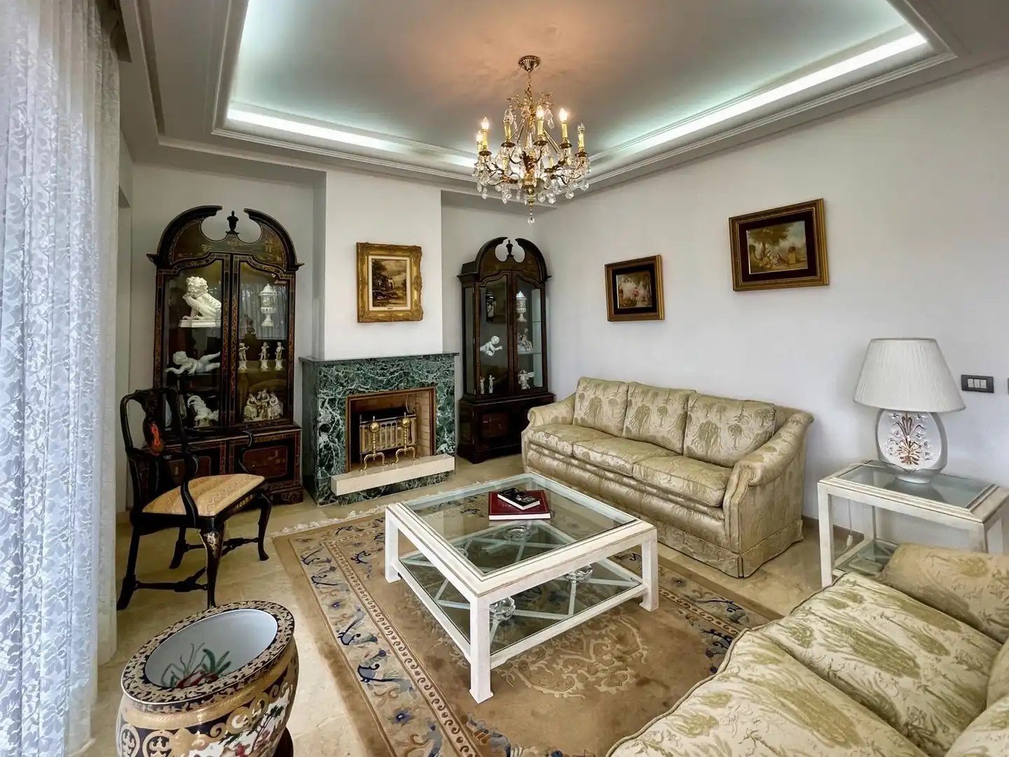 Sala de estar de Casa o chalet en venta en Santa Brígida con Terraza, Trastero y Piscina
