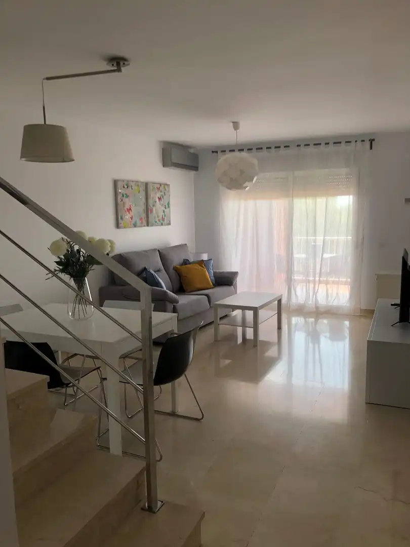 Wohnzimmer von Maisonette zur Miete in Fuengirola mit Klimaanlage, Möbliert und Ofen