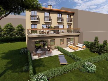 Casa aparellada amb jardí en venda a Carrer Pompeu Fabra 43
