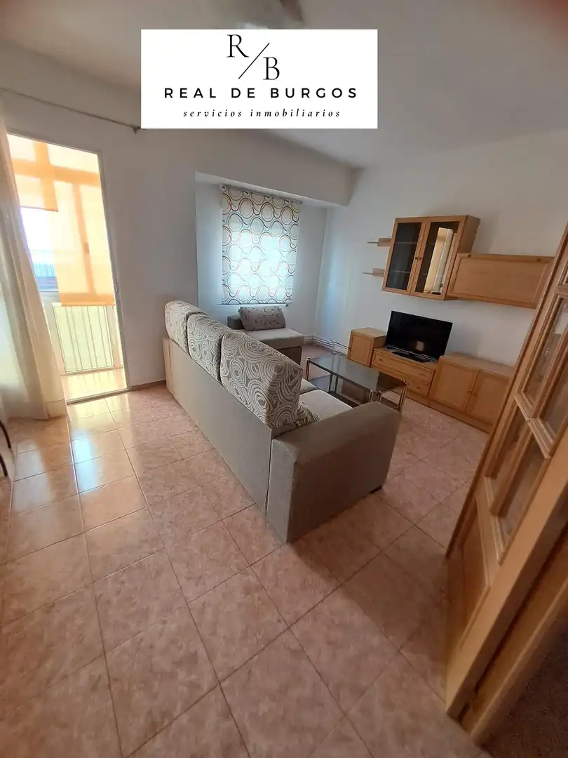Sala de estar de Piso de alquiler en Valladolid con Calefacción, Terraza y Amueblado