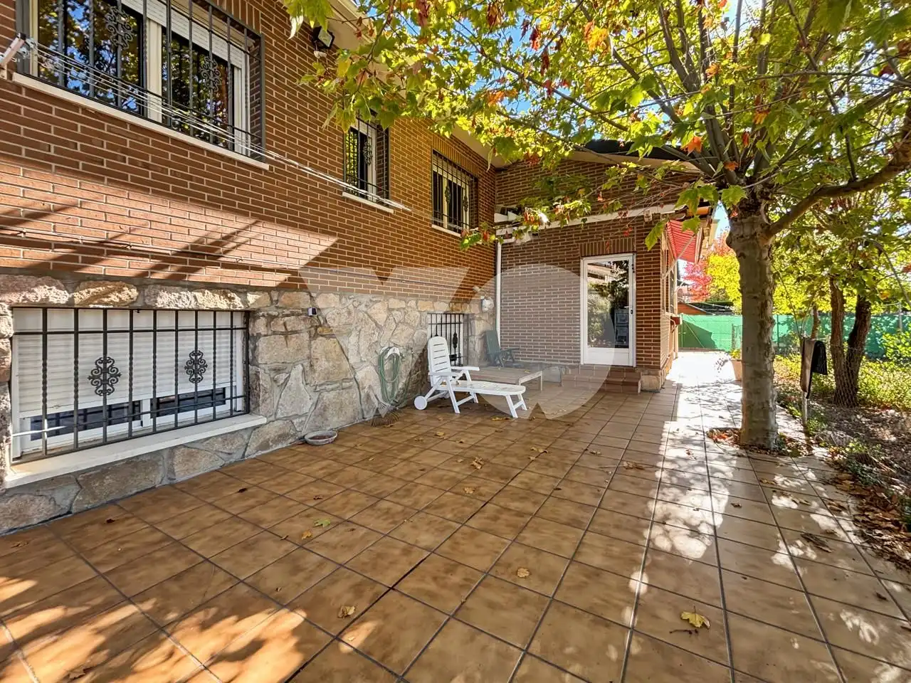 Terrassa de Casa o xalet en venda en Galapagar amb Calefacció, Jardí privat i Terrassa