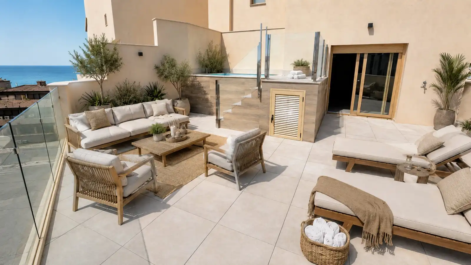 Terraza de Ático en venta en Torremolinos con Aire acondicionado, Calefacción y Terraza