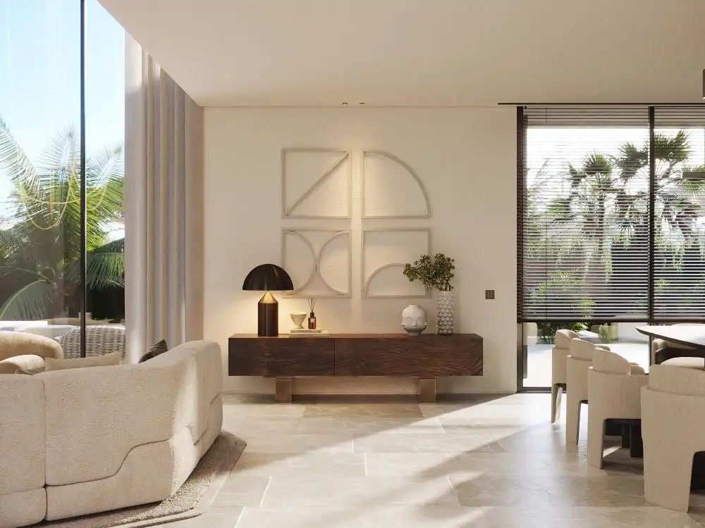 Living room of Houses for sale in Marbella  with Air Conditioner, Private garden and Terrace