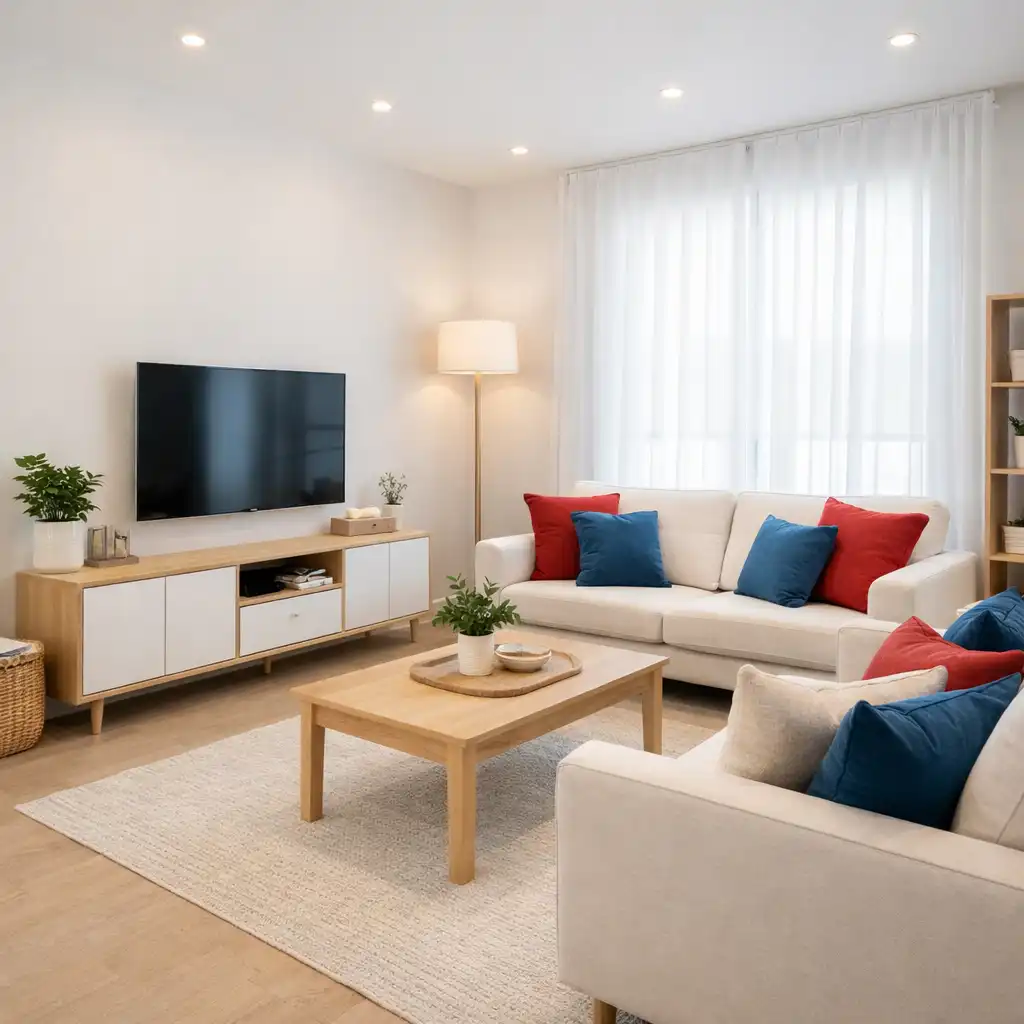 Living room of Houses for sale in Rubí  with Heating, Private garden and Parquet flooring