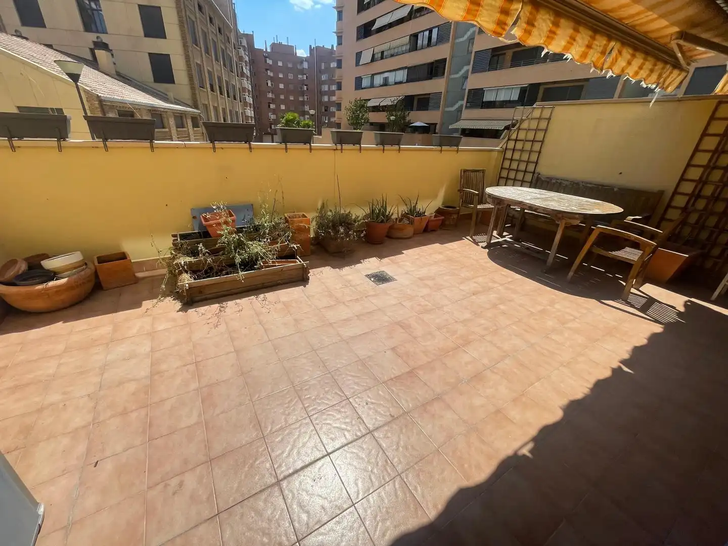 Terraza de Piso de alquiler en Zaragoza con Aire acondicionado, Calefacción y Parquet