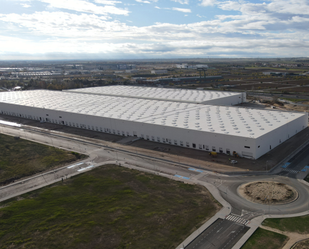 Vista exterior de Nau industrial de lloguer en Illescas amb Calefacció i Alarma