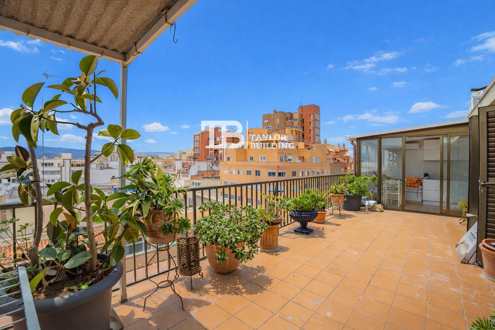 Vista exterior de Ático en venta en  Palma de Mallorca con Aire acondicionado, Calefacción y Terraza