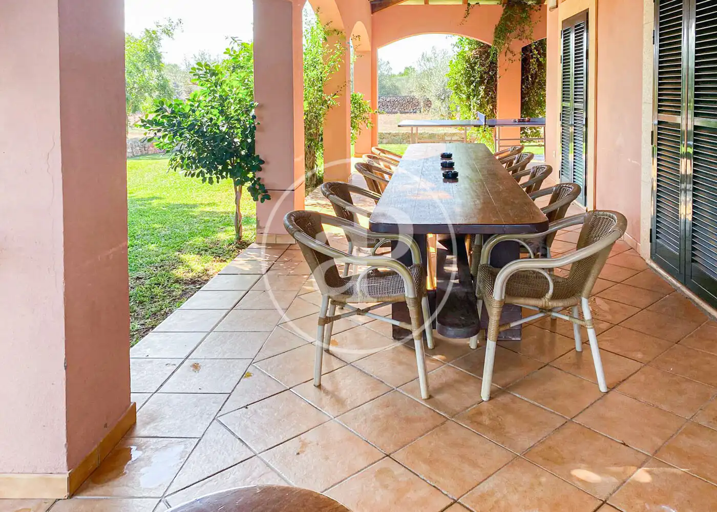 Terrace of Houses for rent in Llucmajor  with Air Conditioner, Heating and Private garden
